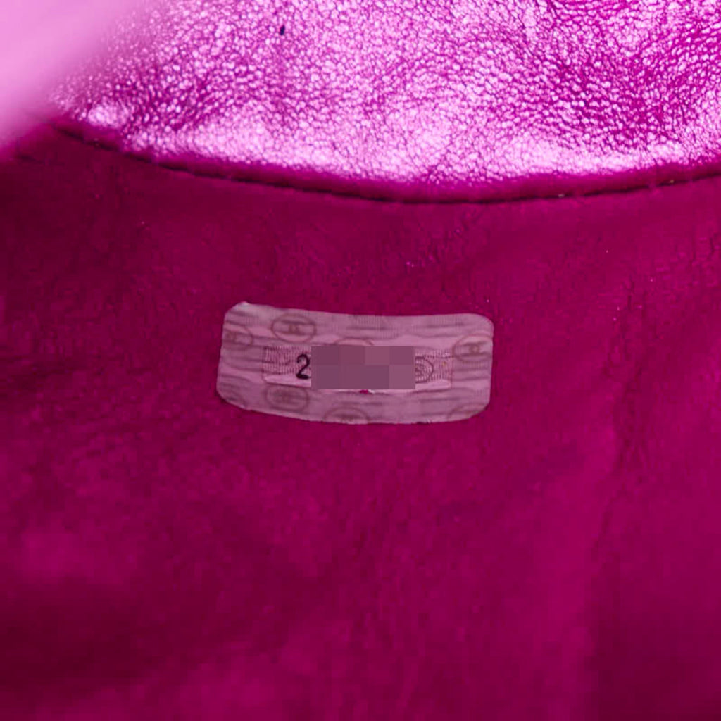 Chanel Metallic Pink Leather Backpack (Pre-Owned)