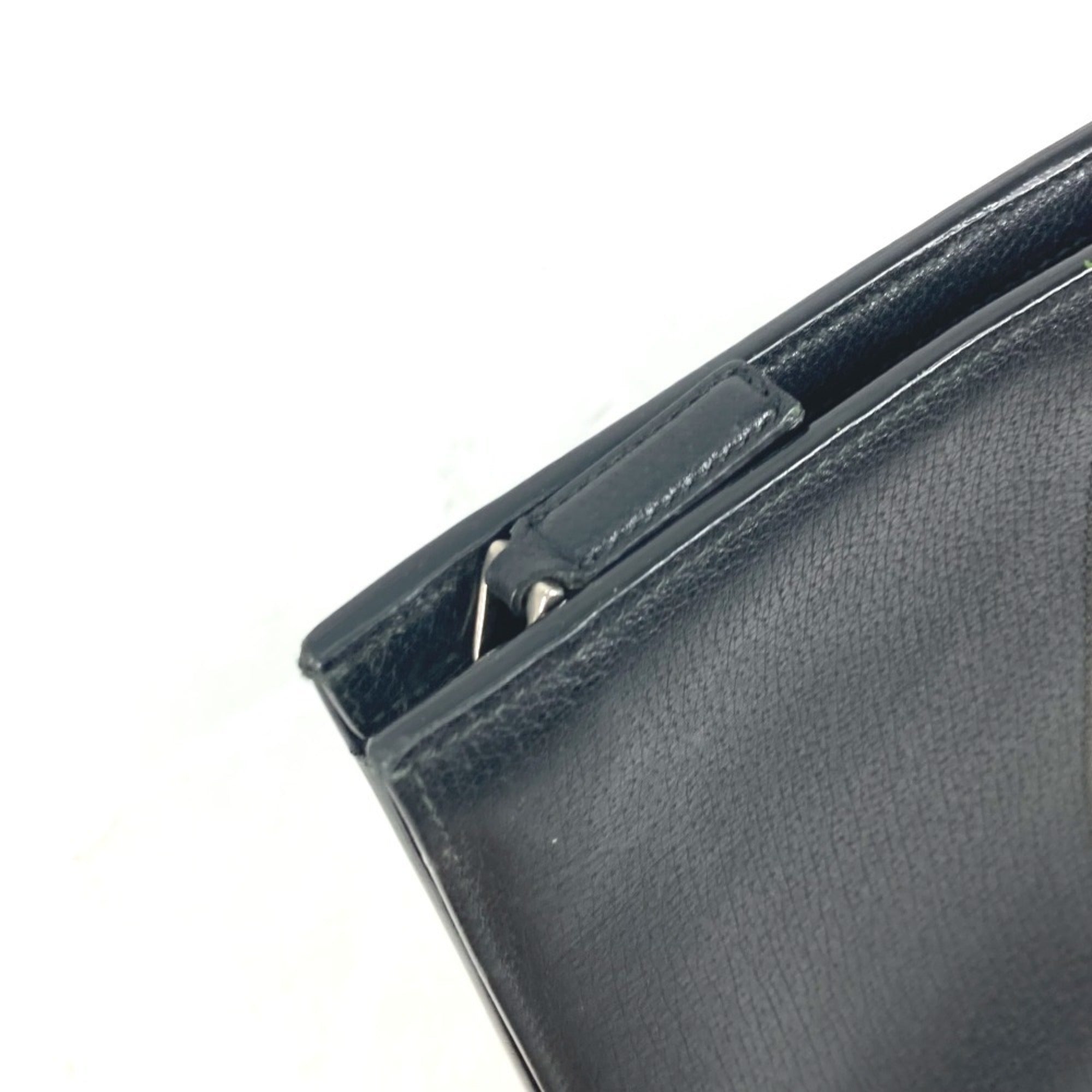 Gucci Black Leather Clutch Bag Pouch (Pre-Owned)