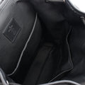 Louis Vuitton Black Coated Canvas Leather Backpack (Pre-Owned)