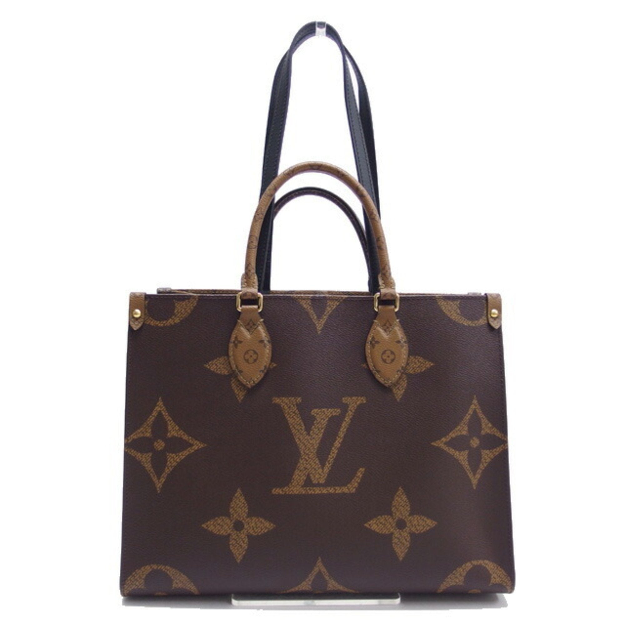 Louis Vuitton Monogram Dark Brown Marron Monogram Monogram Reverse Shoulder Bag Tote Bag (Pre-Owned)