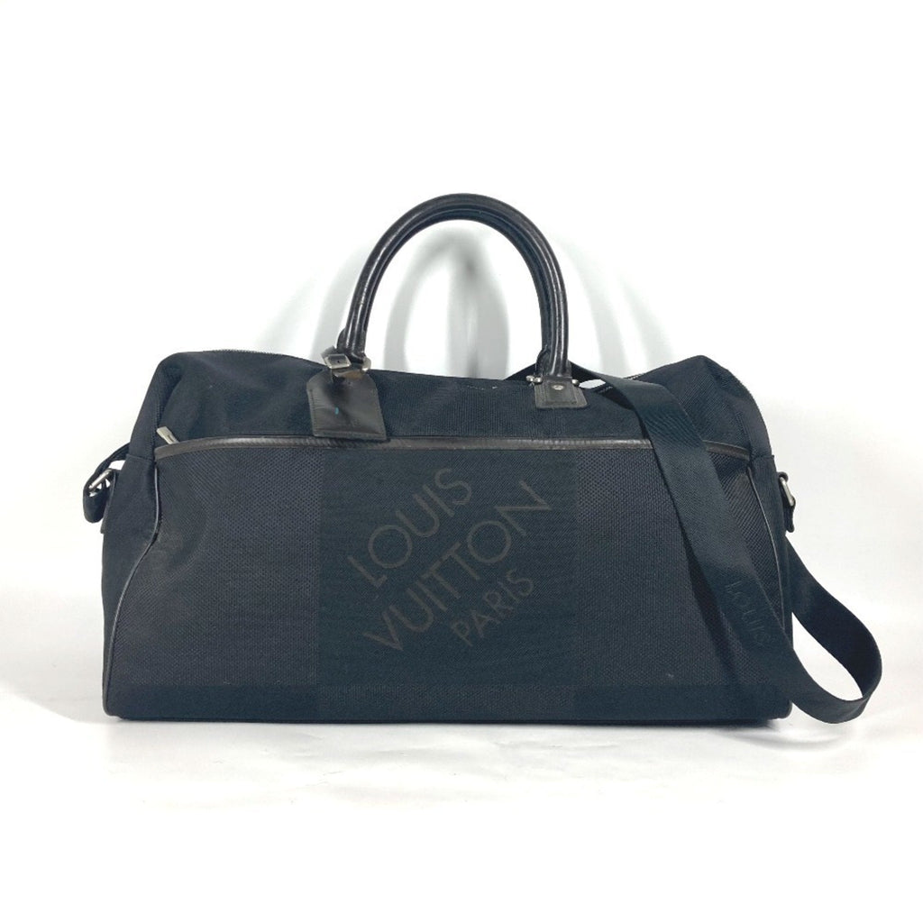 Louis Vuitton Black Damier Geant Canvas Boston Bag Shoulder Bag (Pre-Owned)
