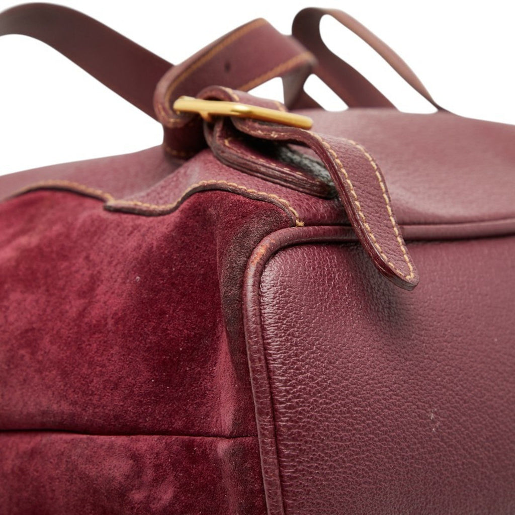 Gucci Purple Suede Backpack (Pre-Owned)