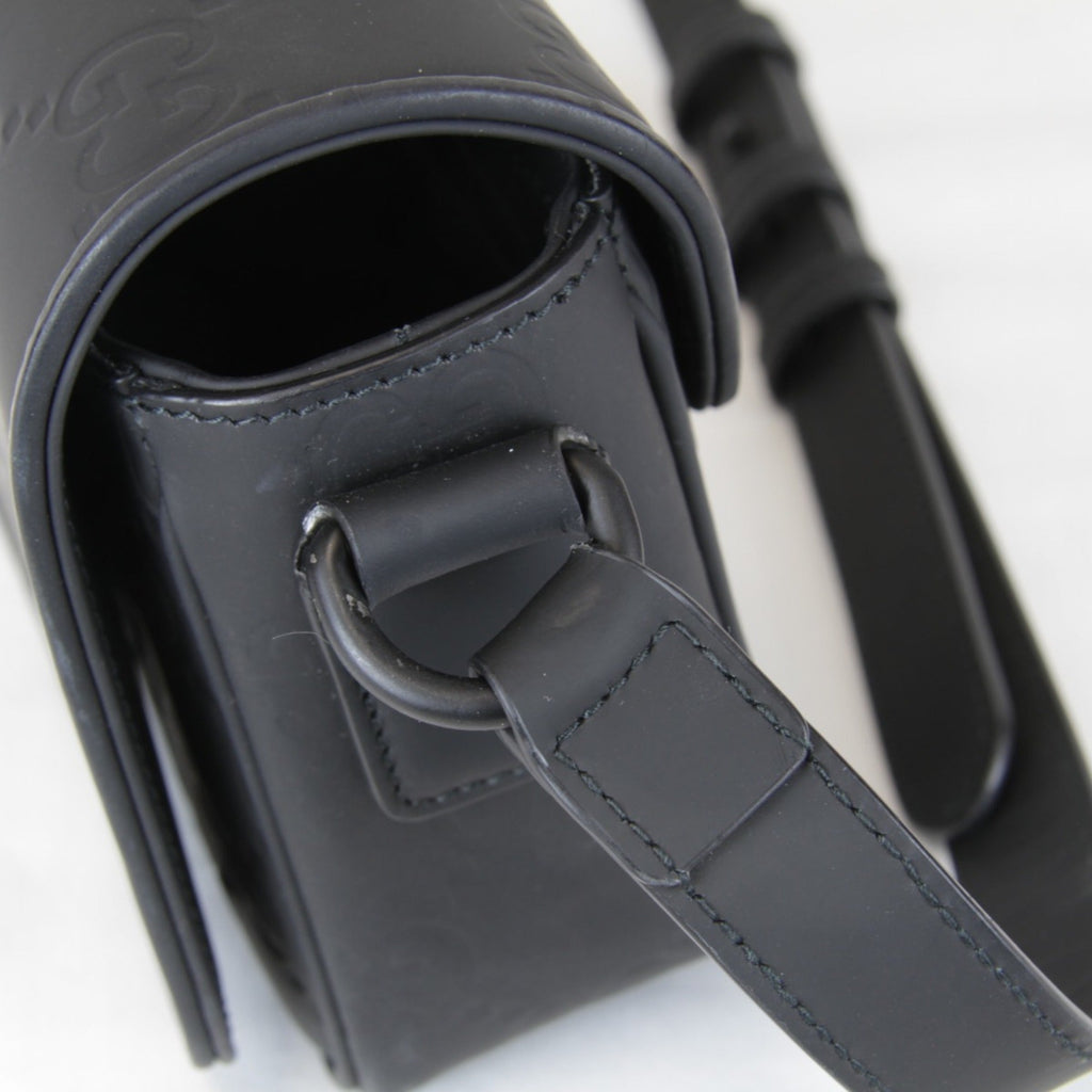 Gucci Black Rubber Shoulder Bag (Pre-Owned)