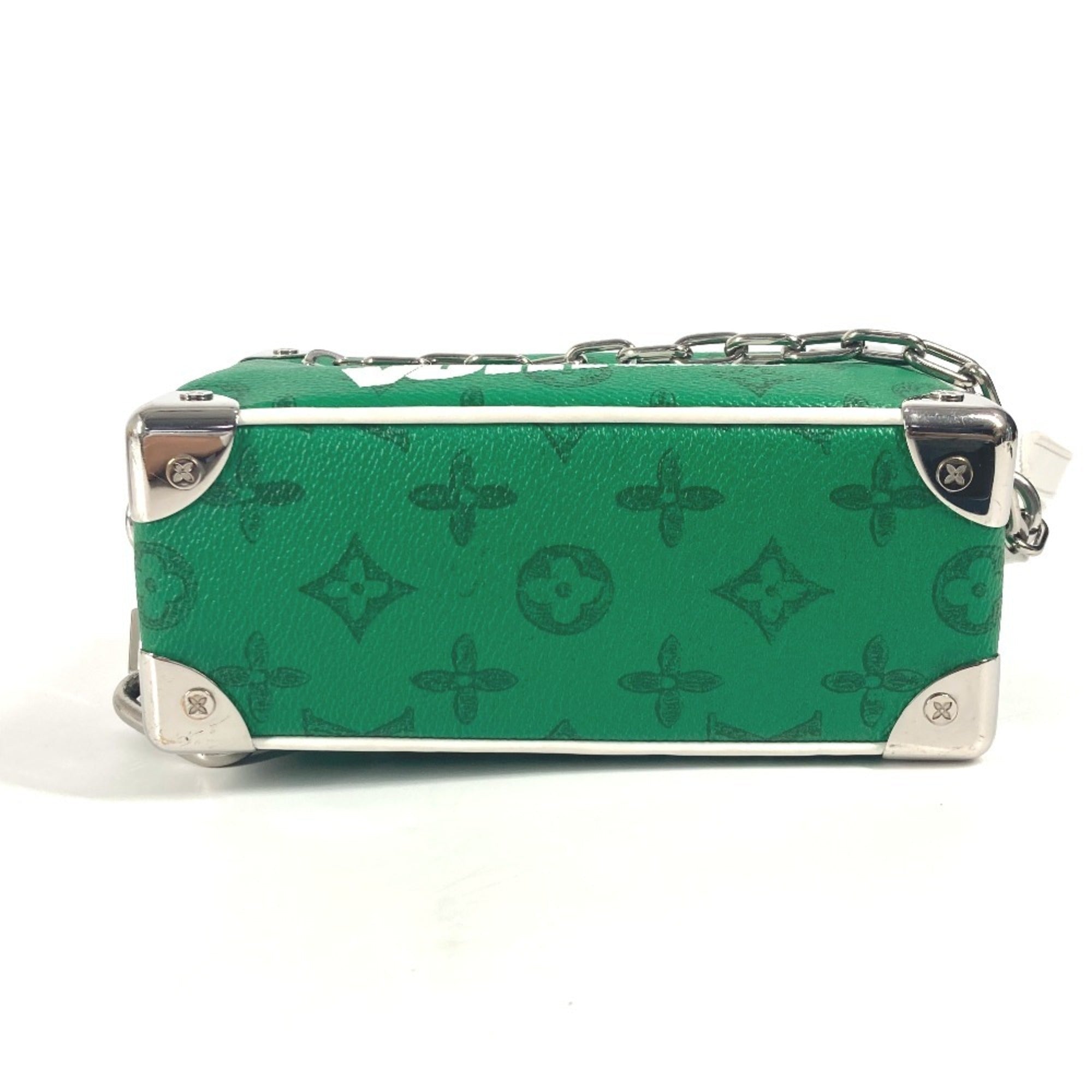 Louis Vuitton Monogram Green Monogram Pochette Shoulder Bag (Pre-Owned)