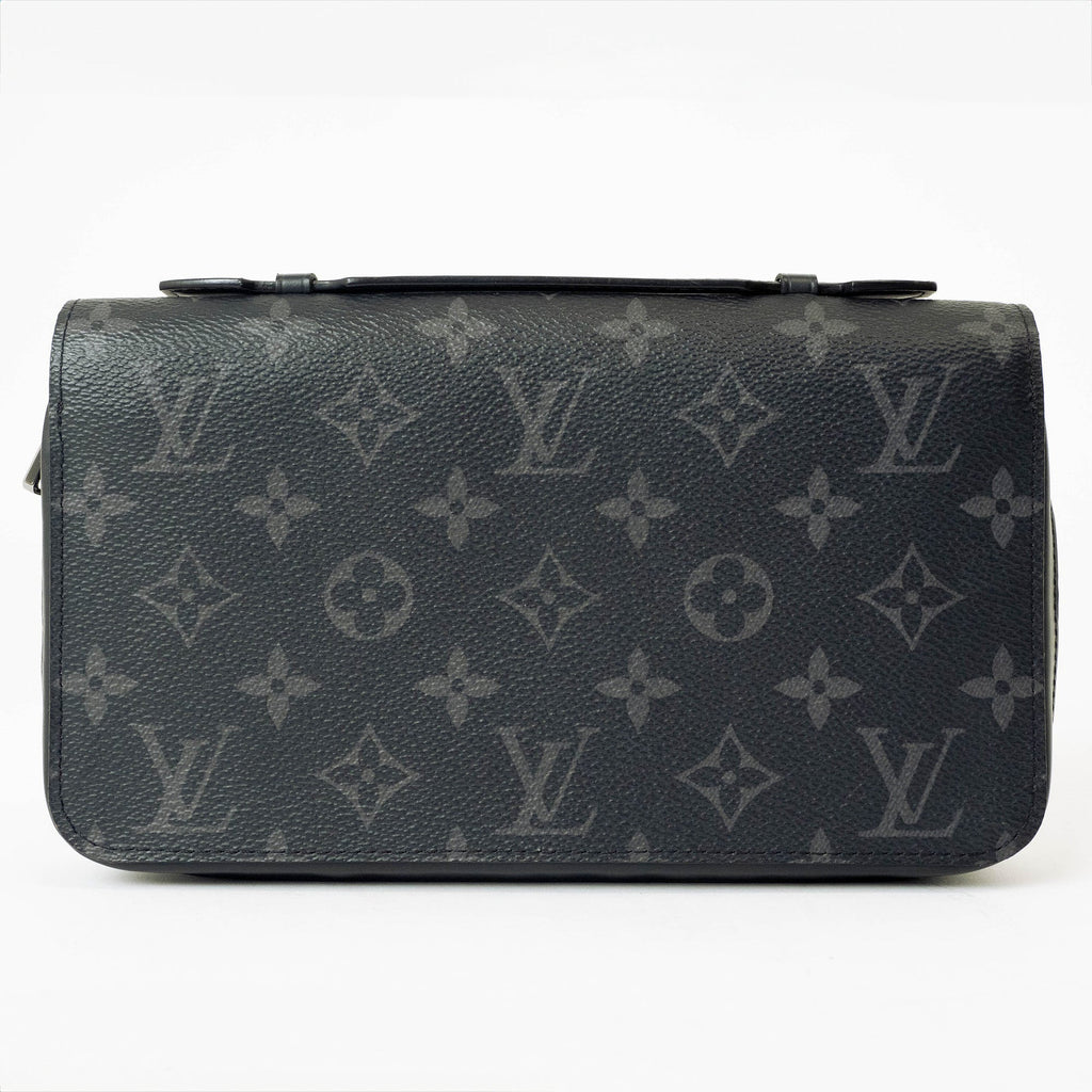 Louis Vuitton Monogram Eclipse Monogram Eclipse Long Wallet (Bi-Fold) (Pre-Owned)