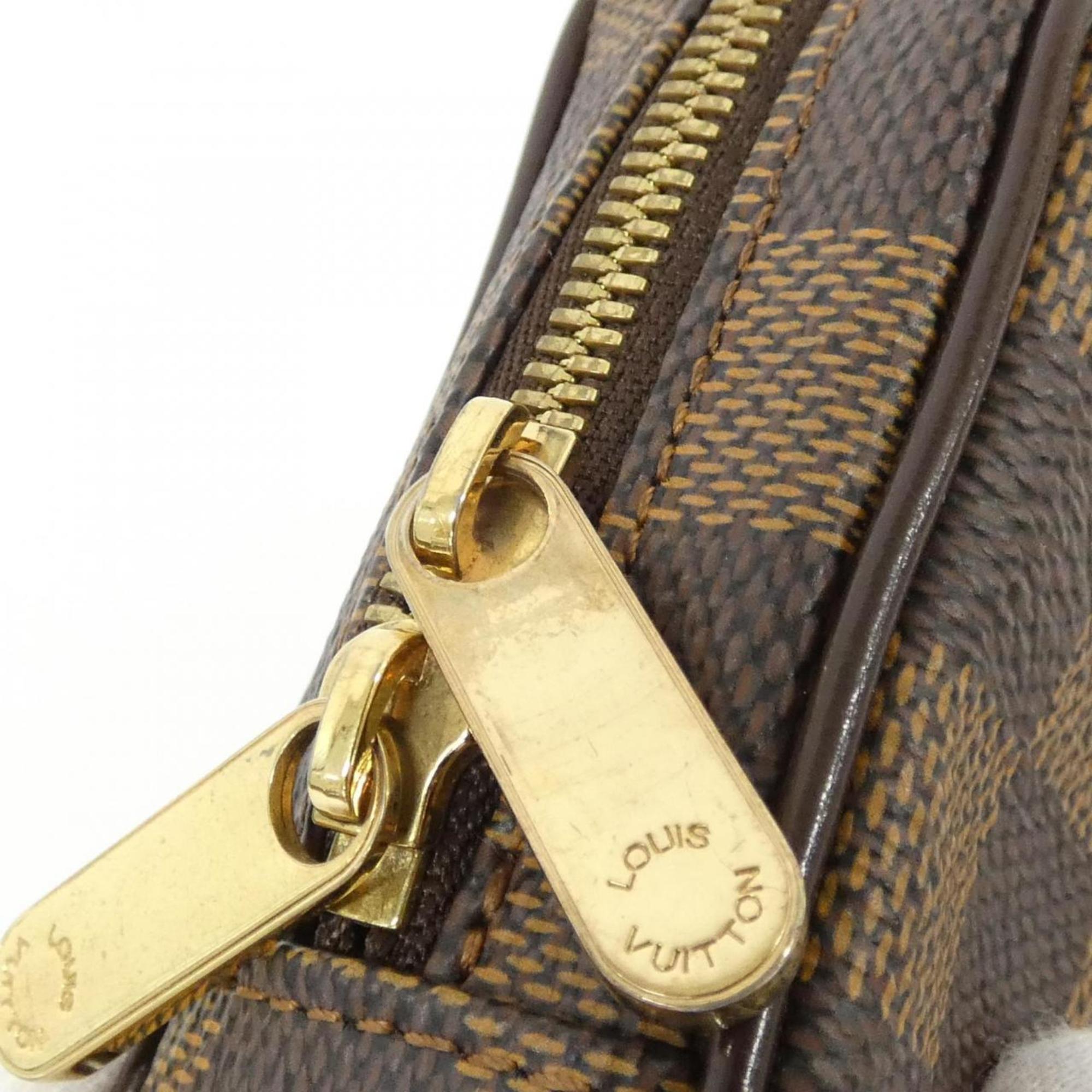Louis Vuitton Ebene Coated Canvas Pouch (Pre-Owned)