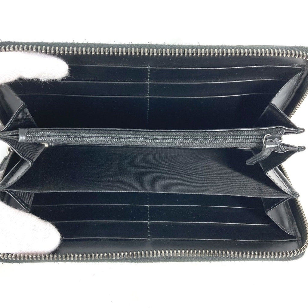 Gucci Black Leather Long Wallet (Bi-Fold) (Pre-Owned)