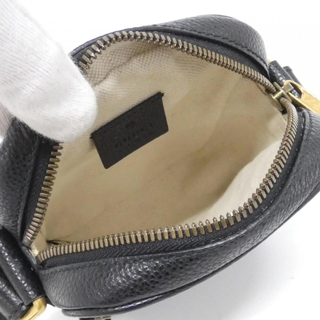 Gucci Black Leather Shoulder Bag (Pre-Owned)