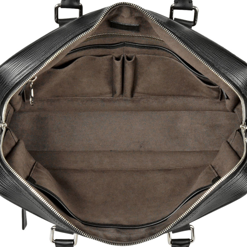 Louis Vuitton Black Noir Epi Leather Shoulder Bag (Pre-Owned)