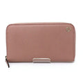 Gucci Pink Leather Long Wallet (Bi-Fold) (Pre-Owned)