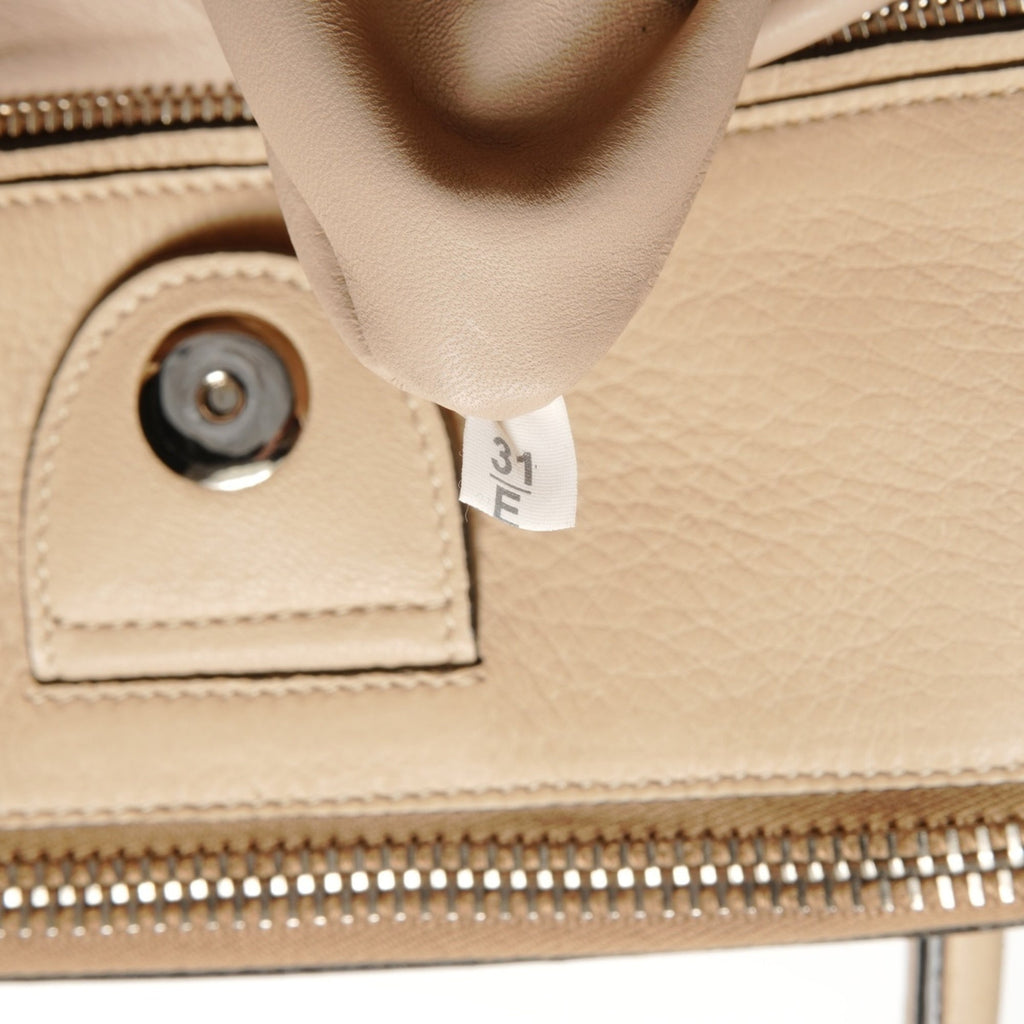 Prada Beige Leather Tote Bag (Pre-Owned)