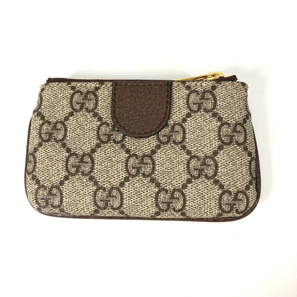 Gucci Beige Gg Supreme Coin Purse/Coin Case (Pre-Owned)