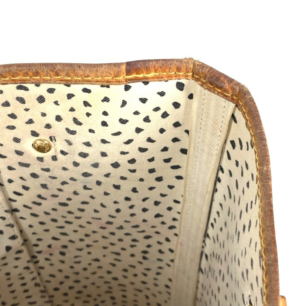 Louis Vuitton Brown Monogram White Monogram Shoulder Bag Tote Bag (Pre-Owned)