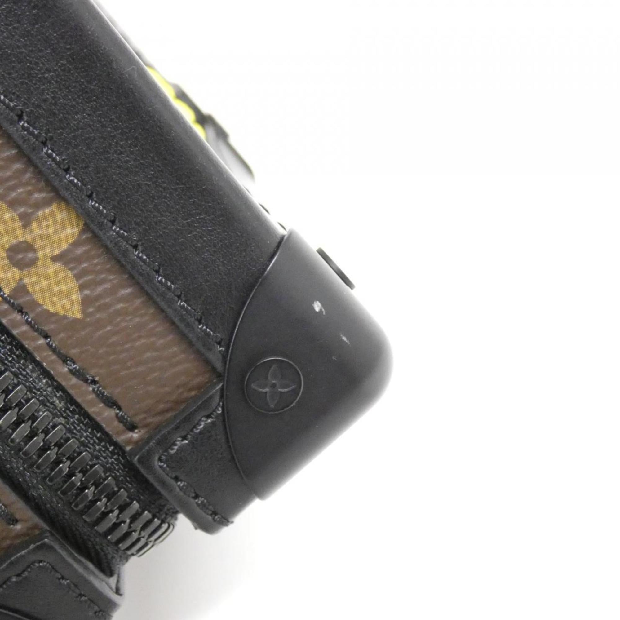 Louis Vuitton Jaune Marron Monogram Coated Canvas Shoulder Bag (Pre-Owned)