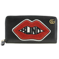 Gucci Black Leather Long Wallet (Bi-Fold) (Pre-Owned)