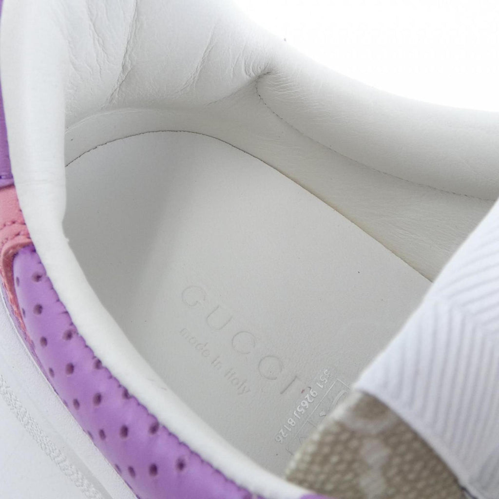 Gucci Beige Purple Sneakers (Pre-Owned)
