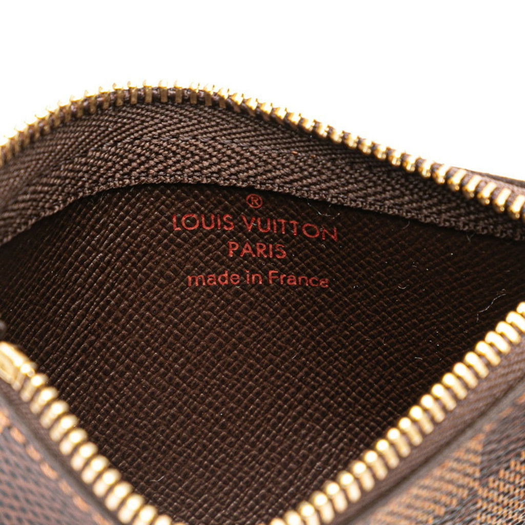 Louis Vuitton Brown Pvc Leather Coin Purse/Coin Case (Pre-Owned)