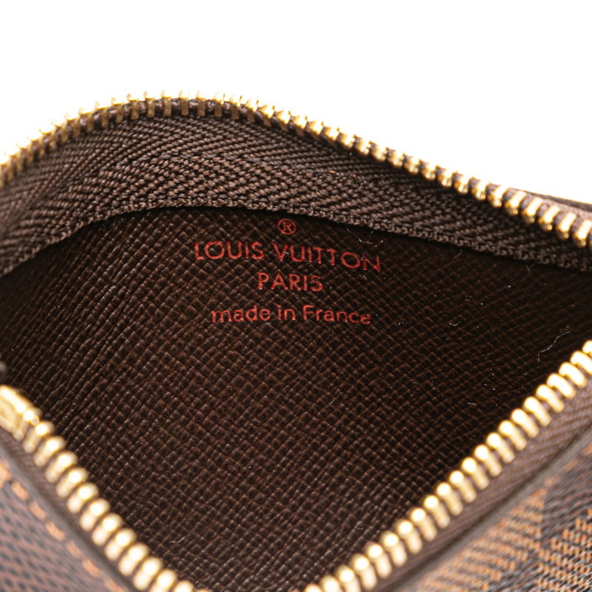 Louis Vuitton Brown Pvc Leather Coin Purse/Coin Case (Pre-Owned)