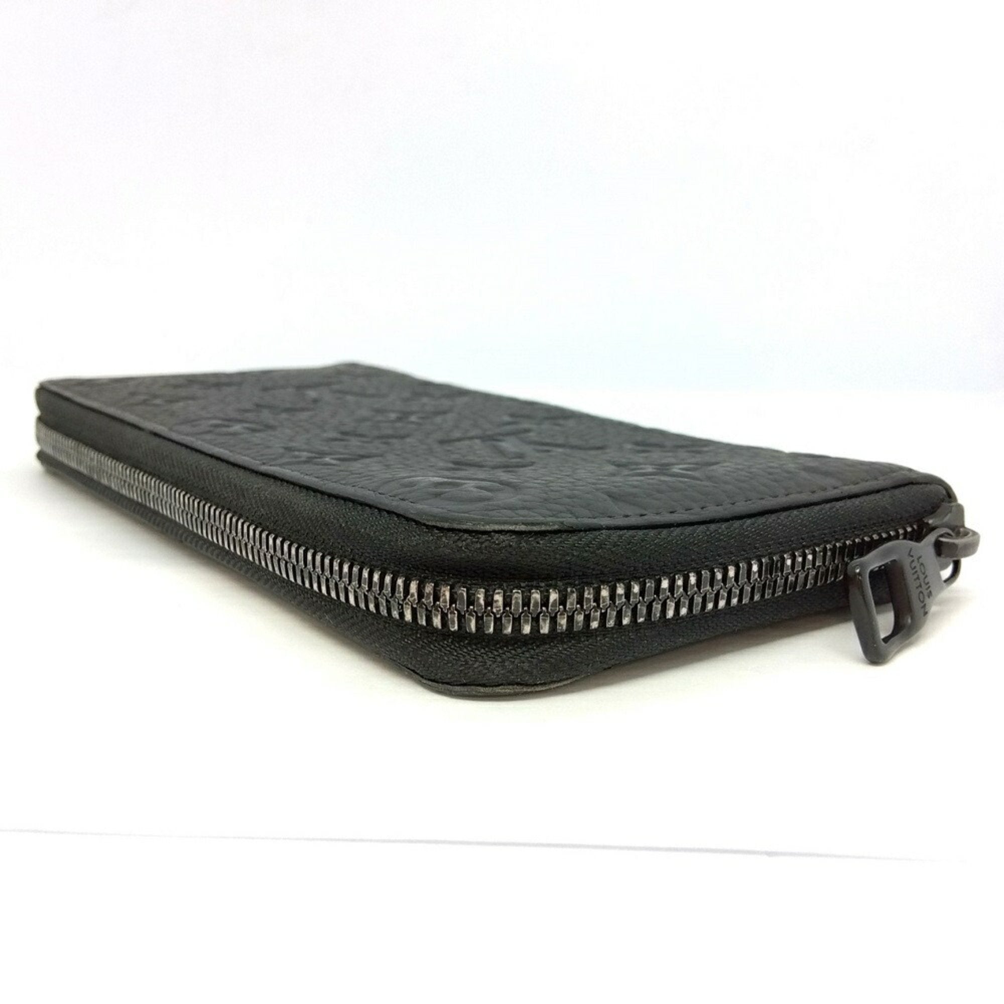Louis Vuitton Black Noir Leather Coin Purse/Coin Case (Pre-Owned)