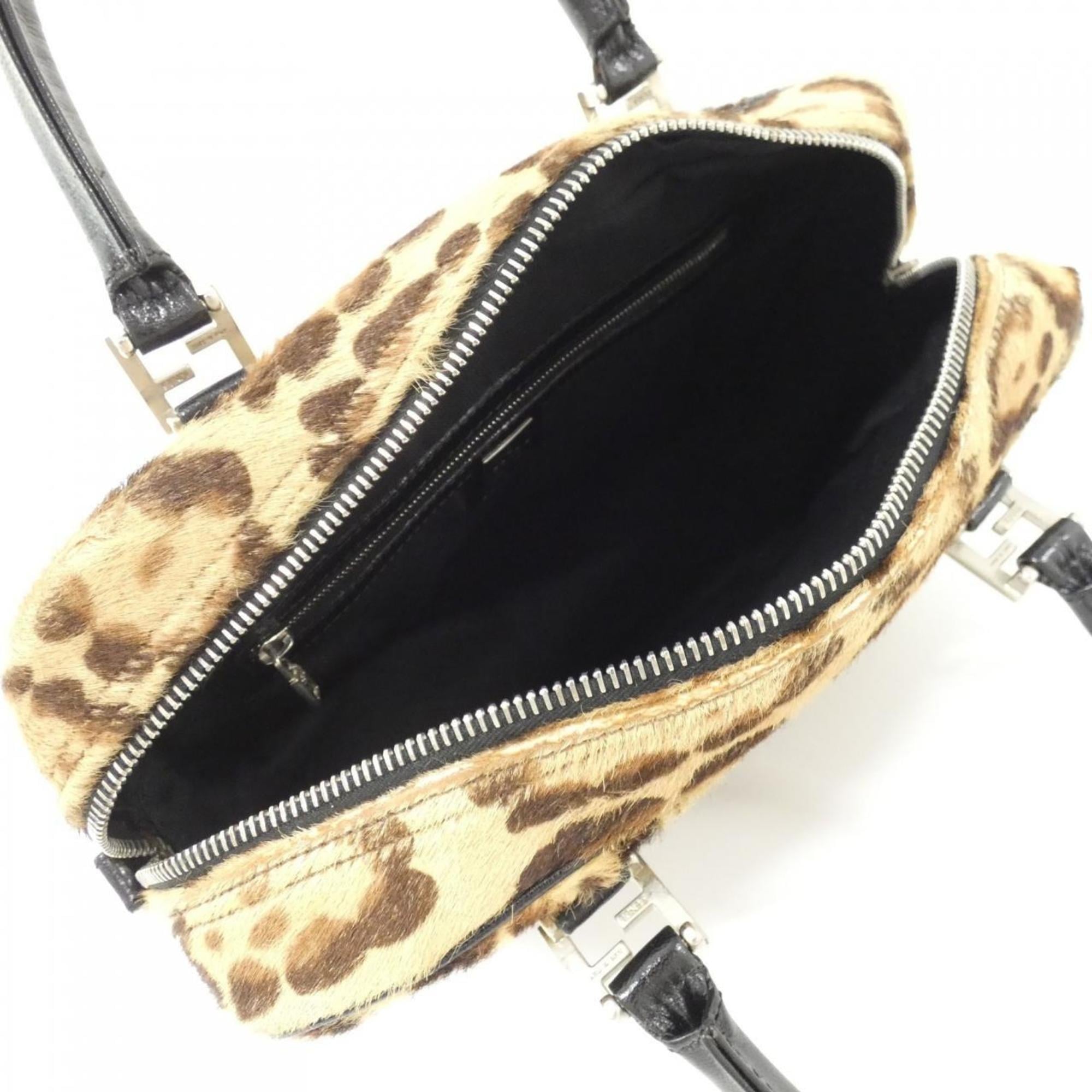 Fendi Beige Leather Handbag (Pre-Owned)
