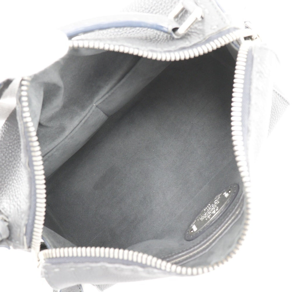 Fendi Gray Leather Handbag (Pre-Owned)
