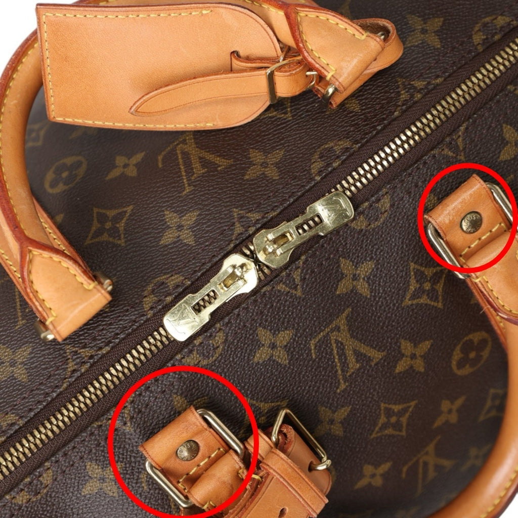 Louis Vuitton Brown Monogram Canvas Boston Bag (Pre-Owned)