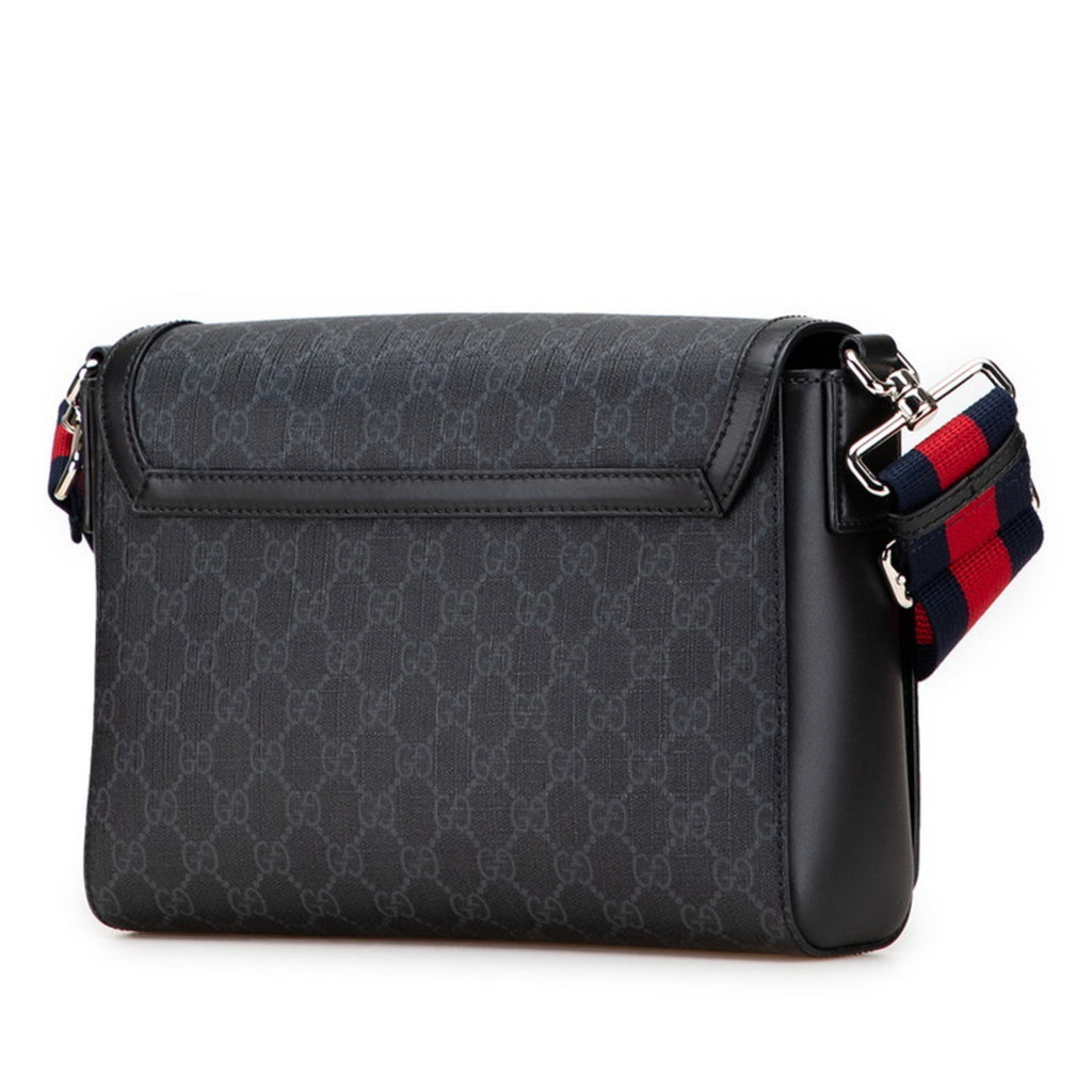 Gucci Black Pvc Leather Shoulder Bag (Pre-Owned)
