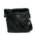 Prada Black Cloth Shoulder Bag (Pre-Owned)