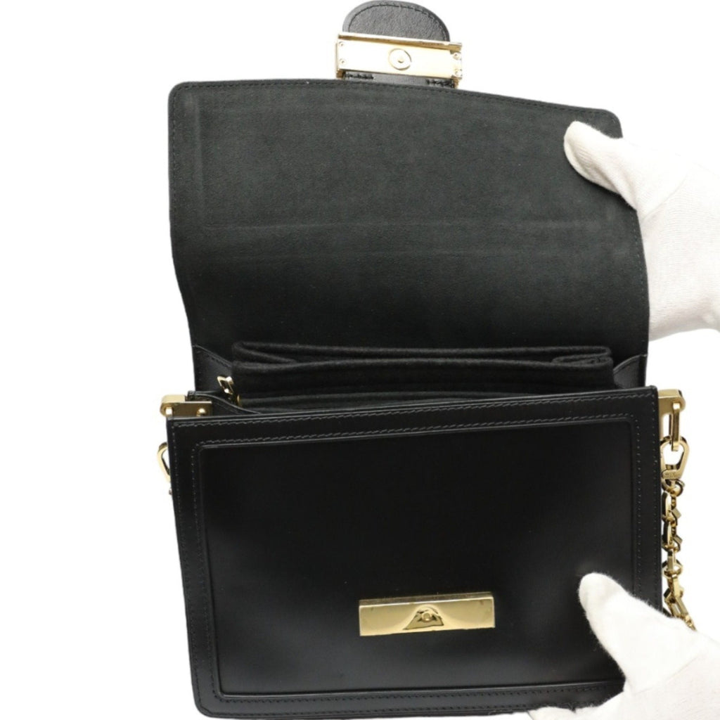 Louis Vuitton Black Noir Leather Shoulder Bag (Pre-Owned)