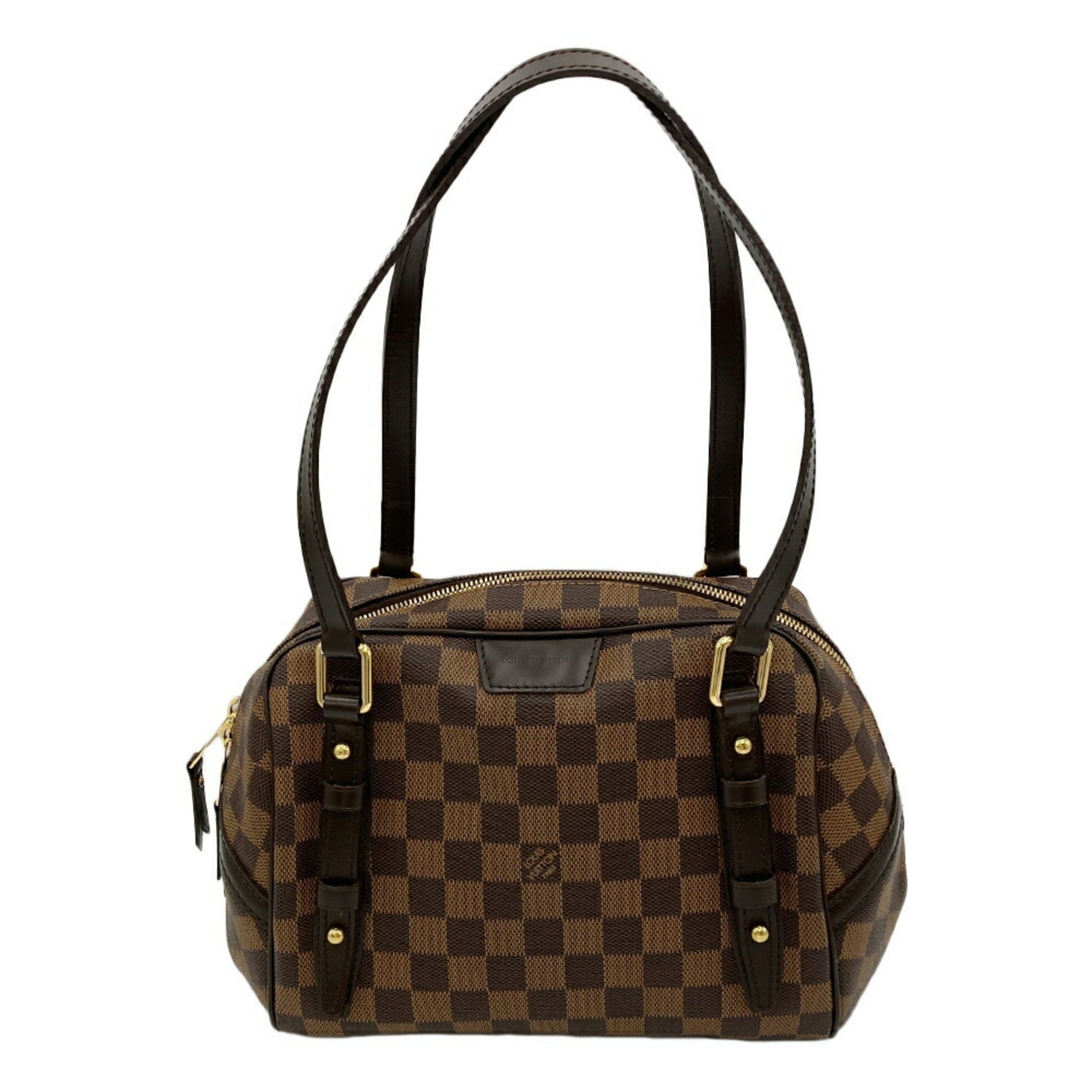 Louis Vuitton Damier Brown Damier Canvas Ebene Galle Damier Canvas Shoulder Bag (Pre-Owned)