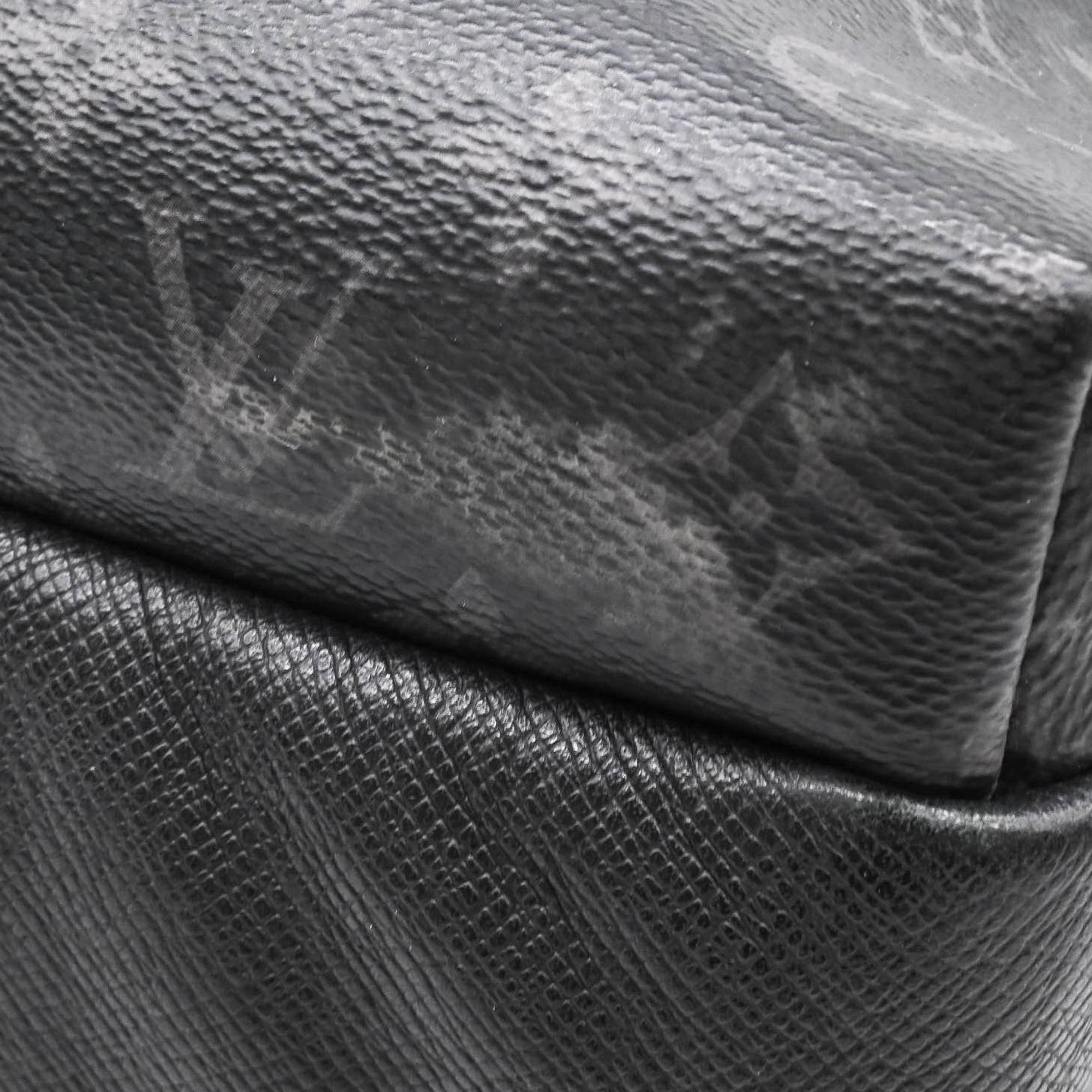 Louis Vuitton Taiga Black Taiga Leather Backpack (Pre-Owned)