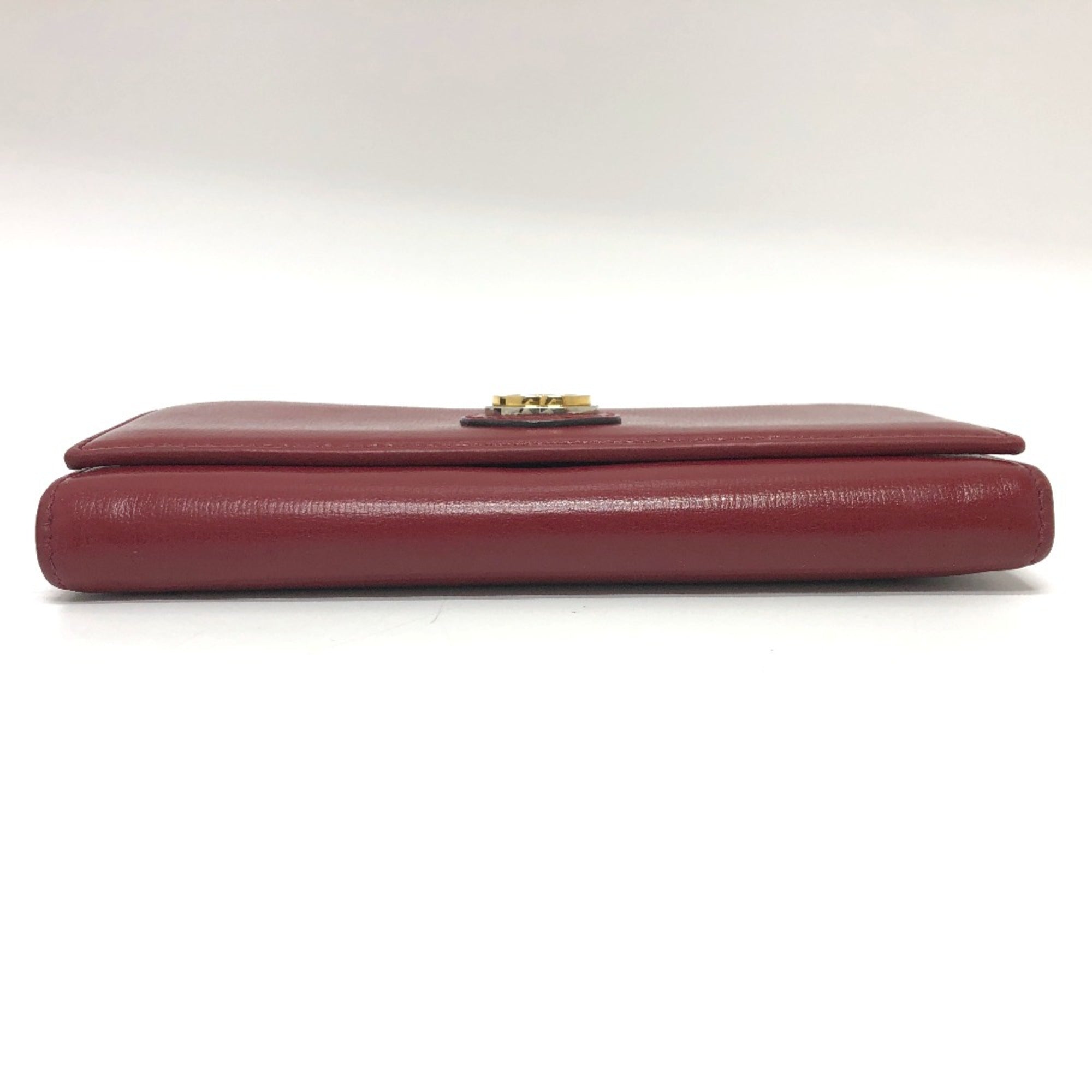 Gucci Red Leather Wallet (Bi-Fold) (Pre-Owned)