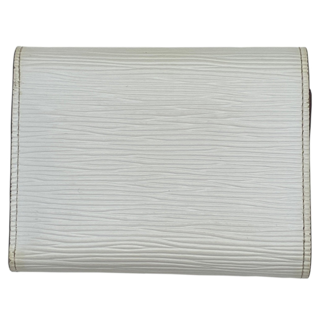 Louis Vuitton White Epi Leather Coin Purse/Coin Case (Pre-Owned)