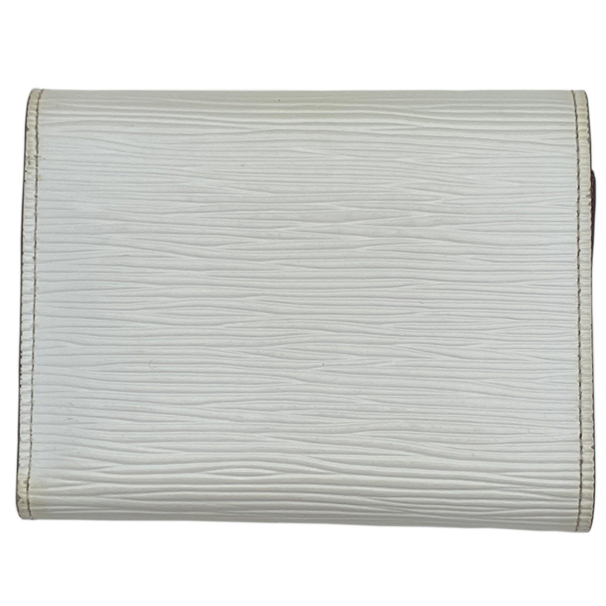 Louis Vuitton White Epi Leather Coin Purse/Coin Case (Pre-Owned)