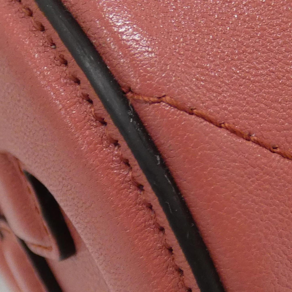 Gucci Pink Leather Shoulder Bag (Pre-Owned)