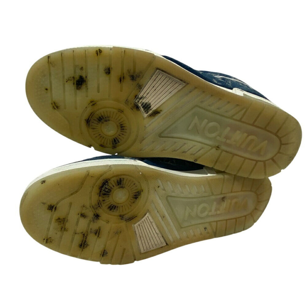 Louis Vuitton Blue White Sneakers (Pre-Owned)