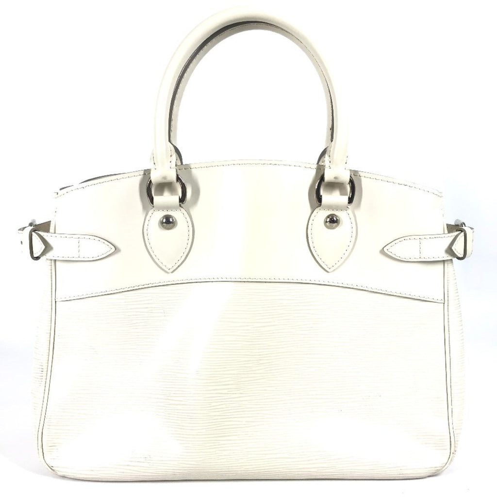 Louis Vuitton Epi White Epi Leather Handbag Tote Bag (Pre-Owned)