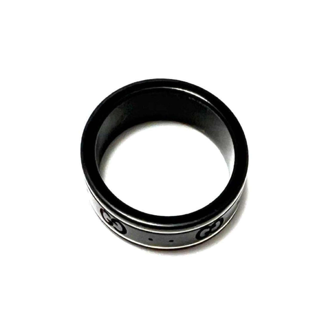 Gucci White Gold (18K) Ceramic Band Ring (Pre-Owned)