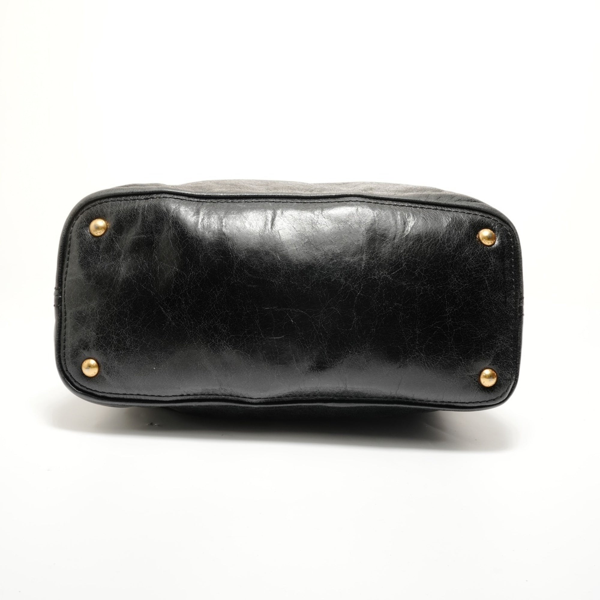 Prada Black Leather Shoulder Bag (Pre-Owned)