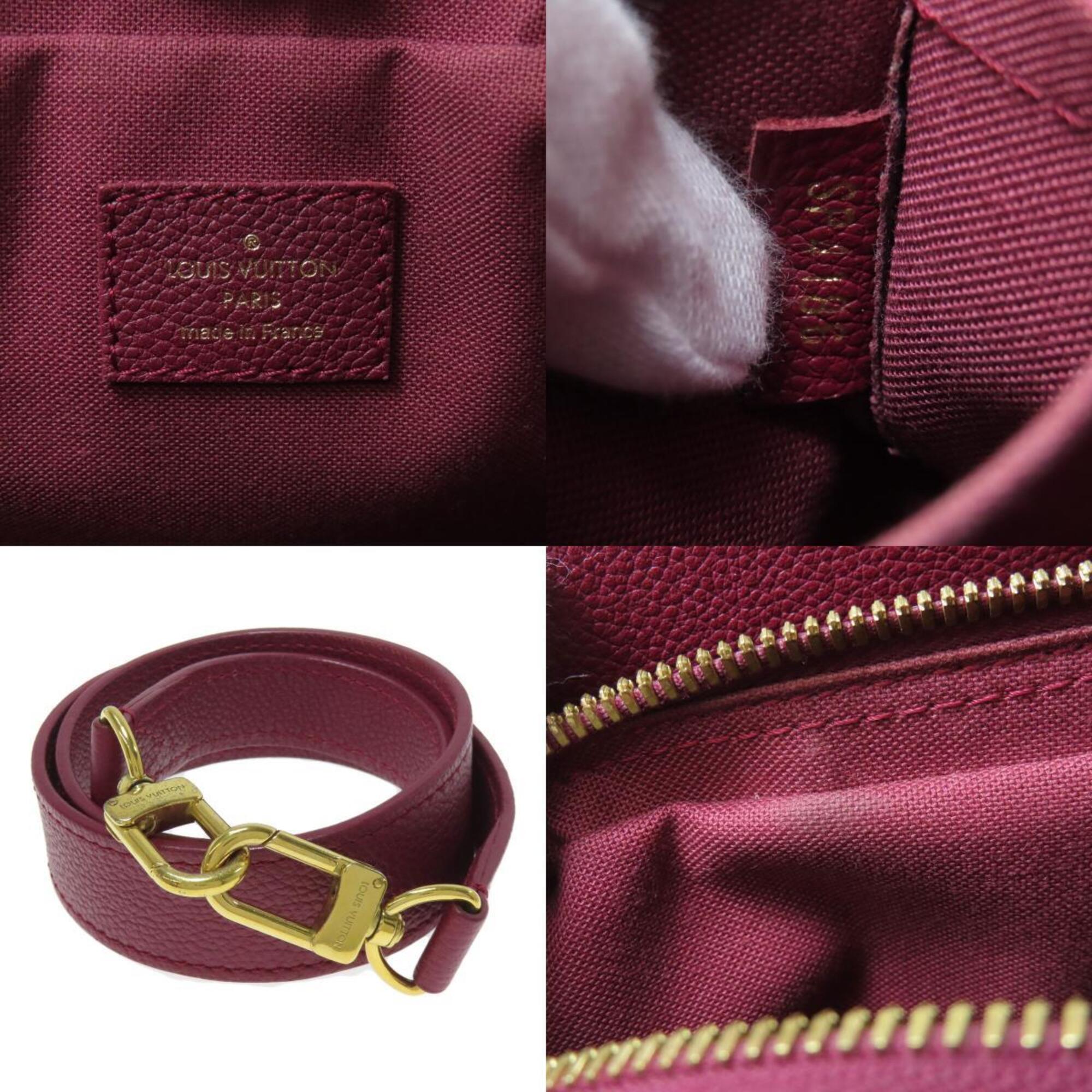 Louis Vuitton Red Color Monogram Empreinte Tote Bag (Pre-Owned)