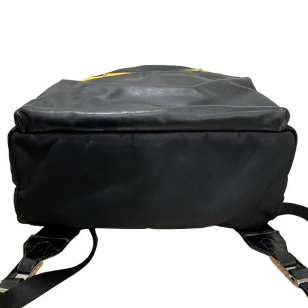 Fendi Black Nylon Leather Backpack (Pre-Owned)