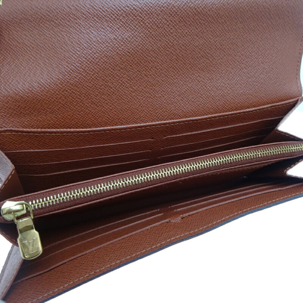 Louis Vuitton Brown Monogram Monogram Long Wallet (Bi-Fold) (Pre-Owned)
