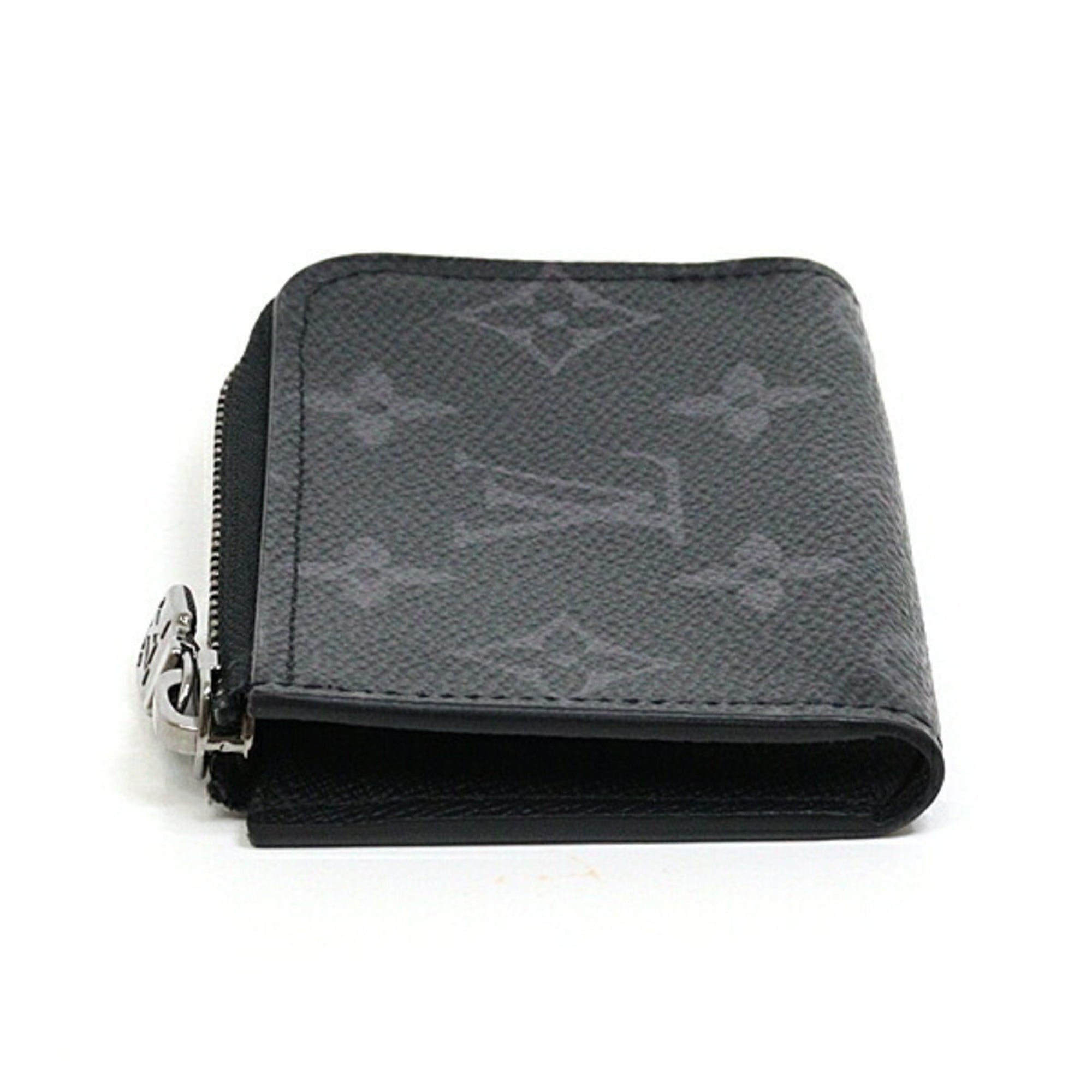 Louis Vuitton Black Monogram Eclipse Canvas Leather Coin Purse/Coin Case (Pre-Owned)