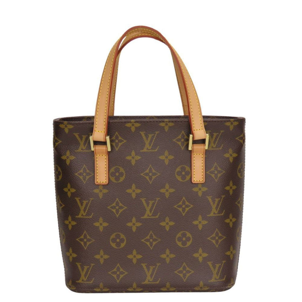 Louis Vuitton Brown Monogram Leather Handbag (Pre-Owned)