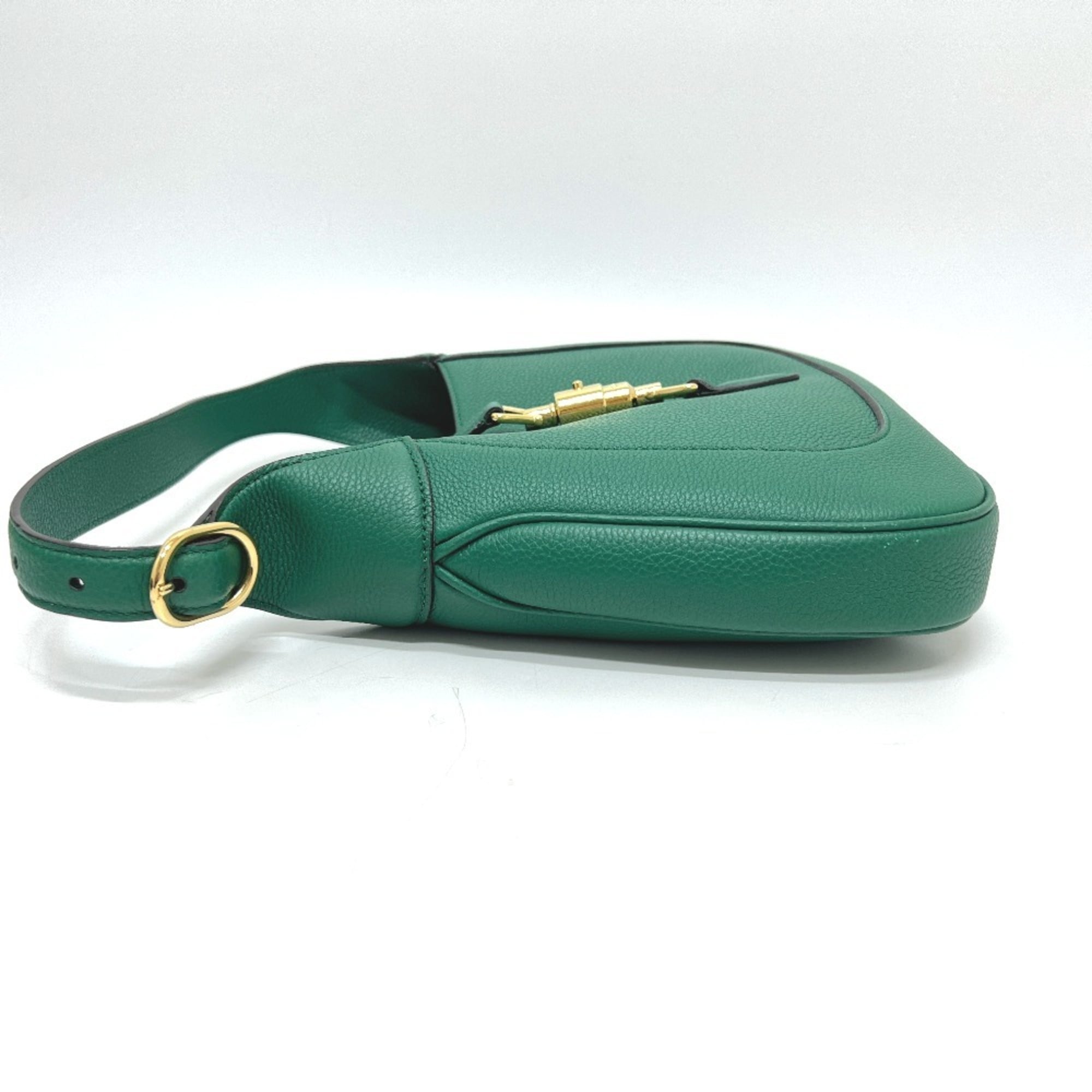 Gucci Green Leather Shoulder Bag (Pre-Owned)
