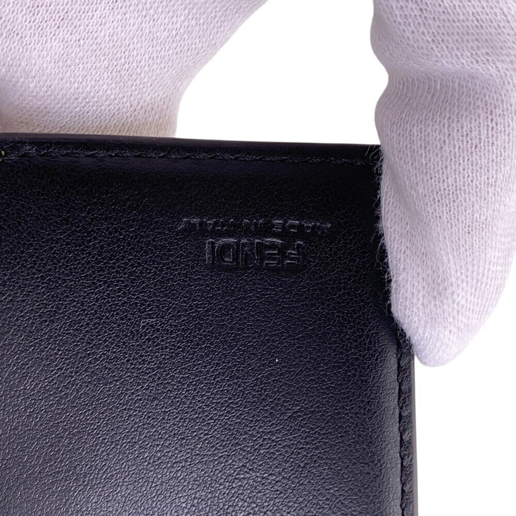 Fendi Yellow Leather Wallet (Tri-Fold) (Pre-Owned)