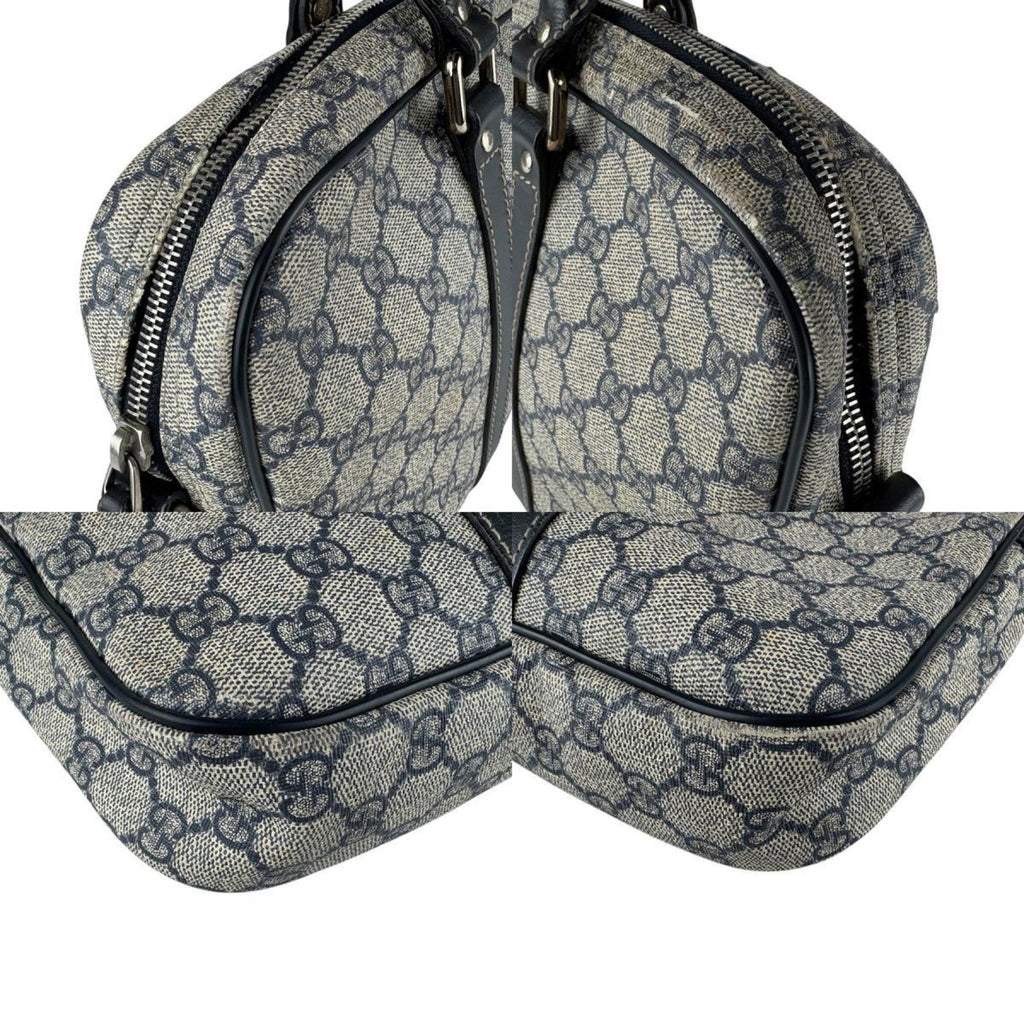Gucci Navy Gg Supreme Handbag (Pre-Owned)