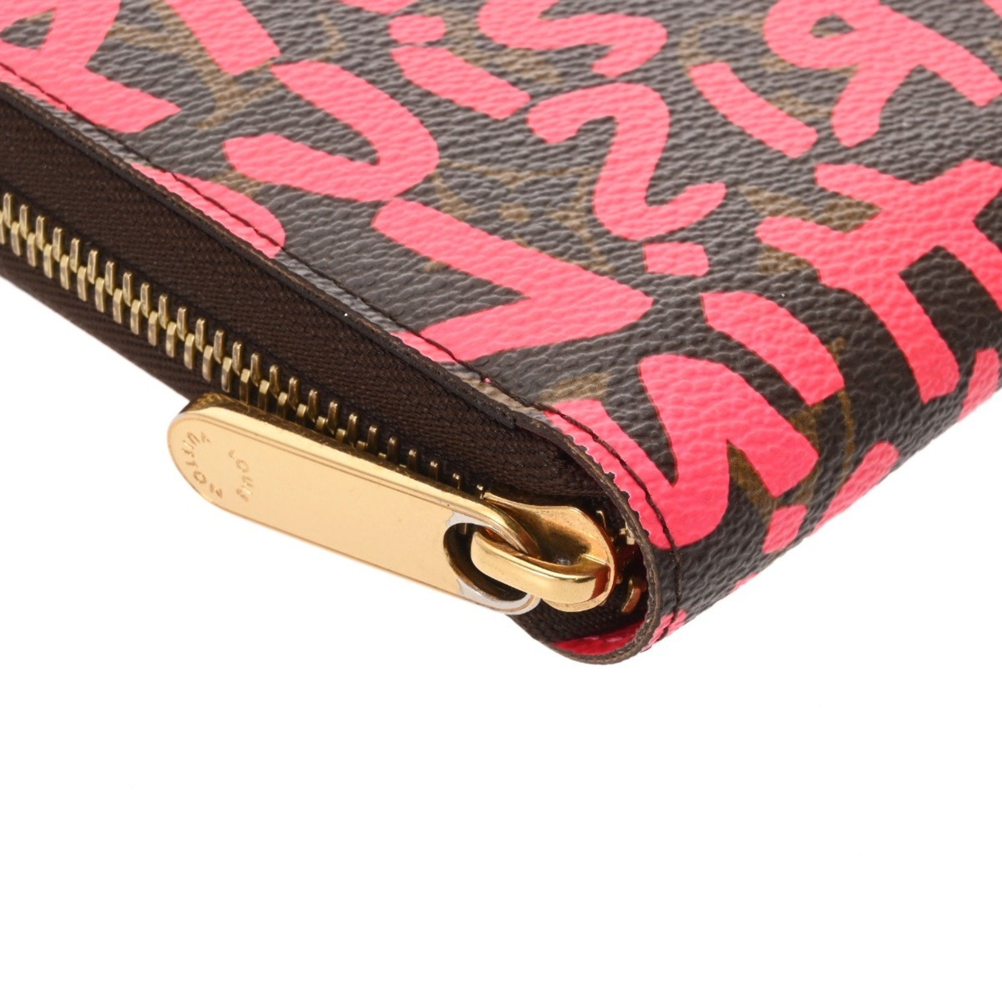 Louis Vuitton Monogram Graffiti Fuchsia Monogram Monogram Graffiti Long Bill Wallet (Bi-Fold) (Pre-Owned)