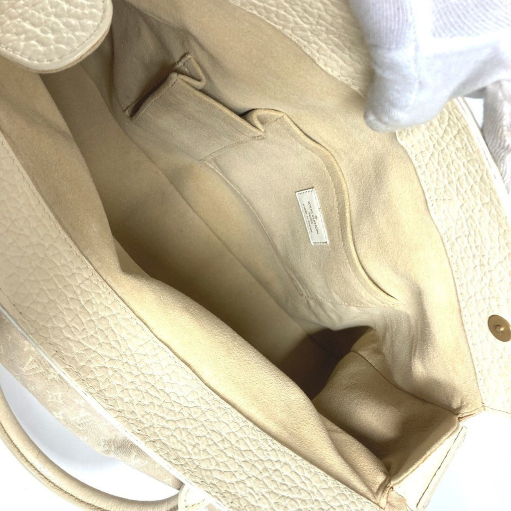 Louis Vuitton Monogram Mini Beige Gris Monogram Mini Boston Bag Handbag Shoulder Bag (Pre-Owned)