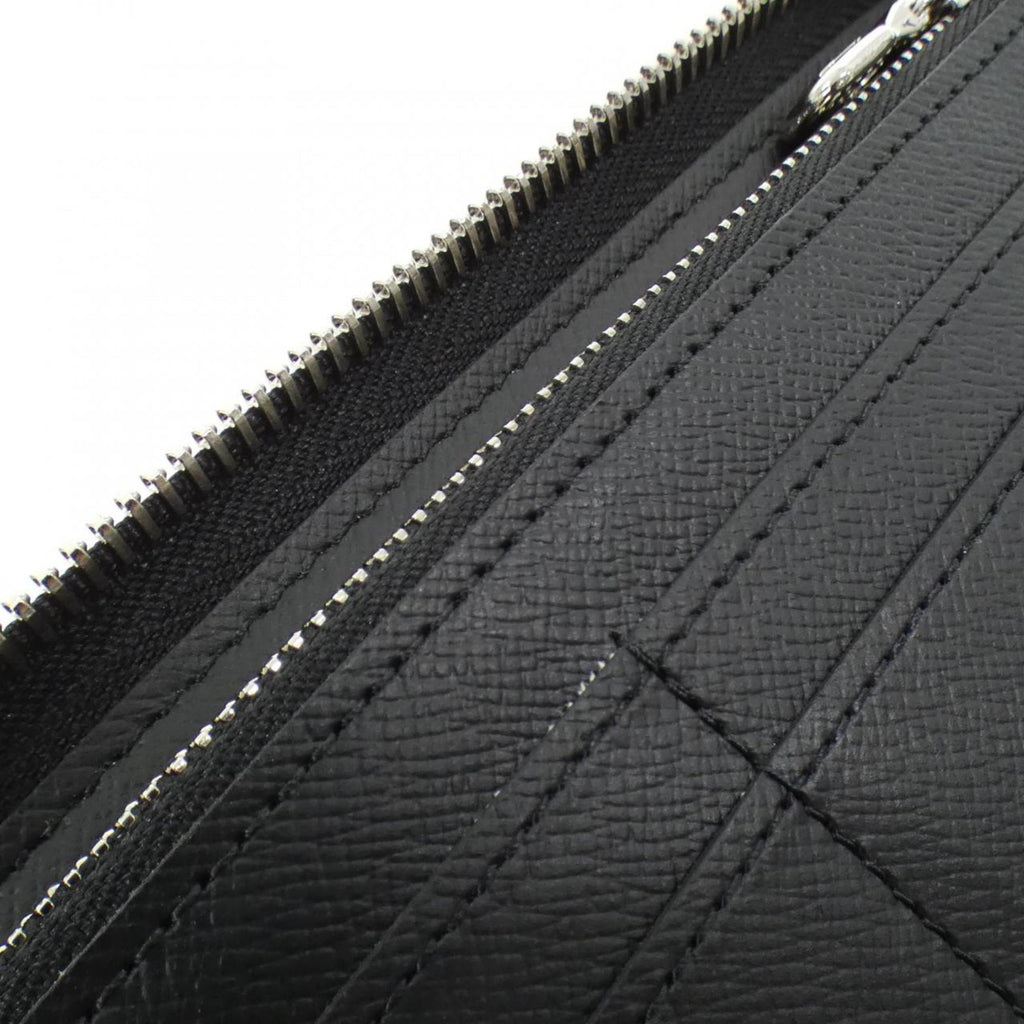 Louis Vuitton Black Taiga Leather Long Wallet (Bi-Fold) (Pre-Owned)
